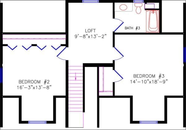 Telemark 3550 interior home features