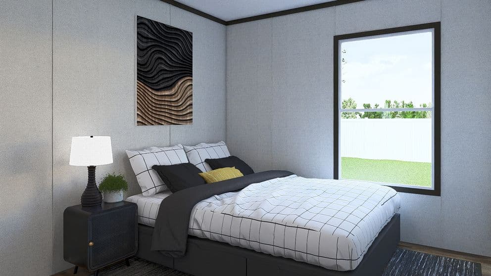 Glimpse bedroom home features