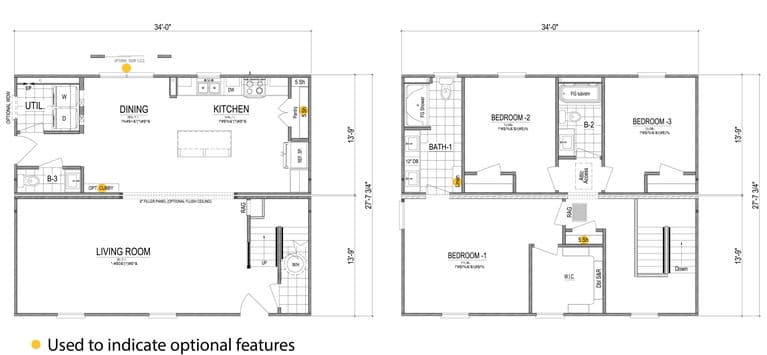 Heartland v stack interior home features