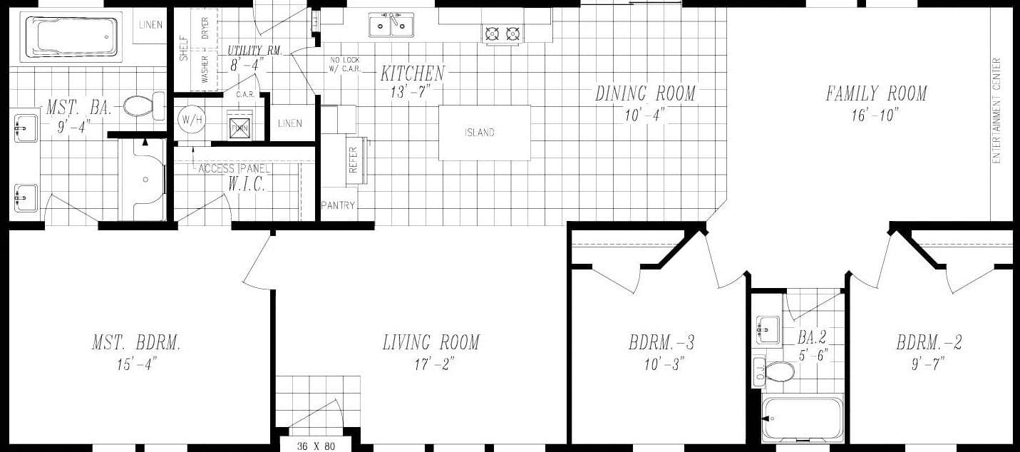 Marlette special 2860 floor plan home features