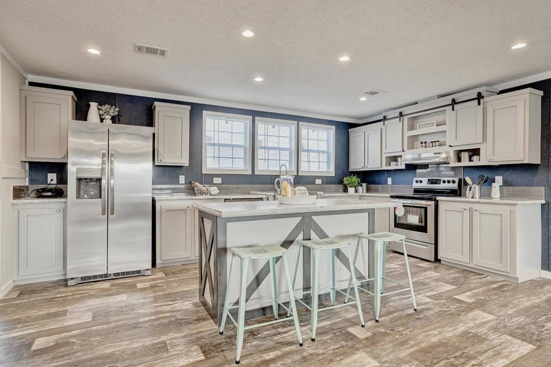 The chipper kitchen home features