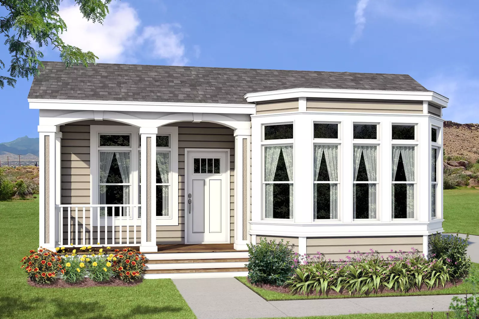 American freedom 2861x hero, elevation, and exterior home features