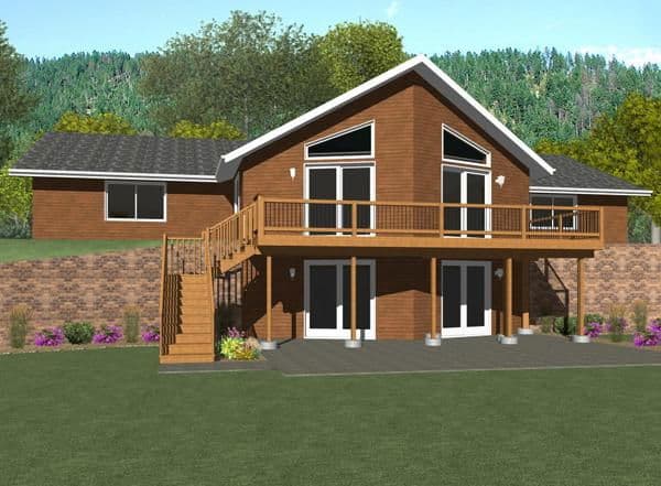 Lakewood 2030 elevation and exterior home features