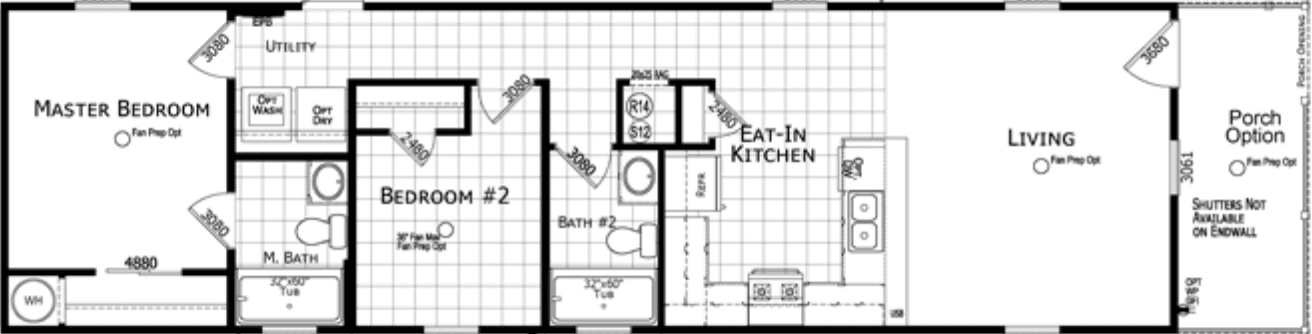 Everglade floor plan home features
