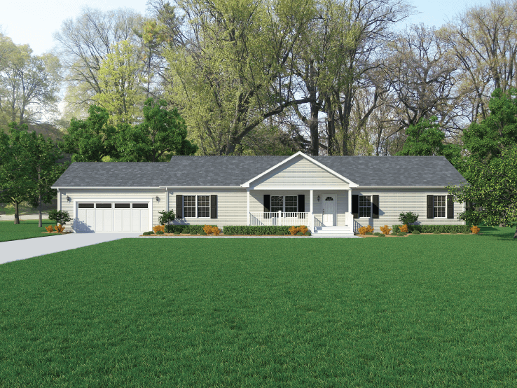 Allen town series jr22a hero, elevation, and exterior home features