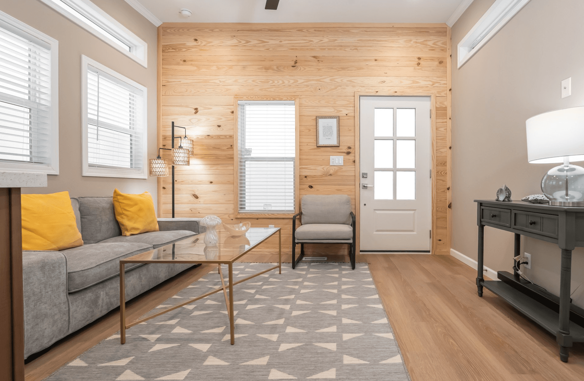 Wedge interior home features