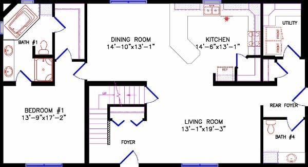 Mapleton 3050 floor plan home features