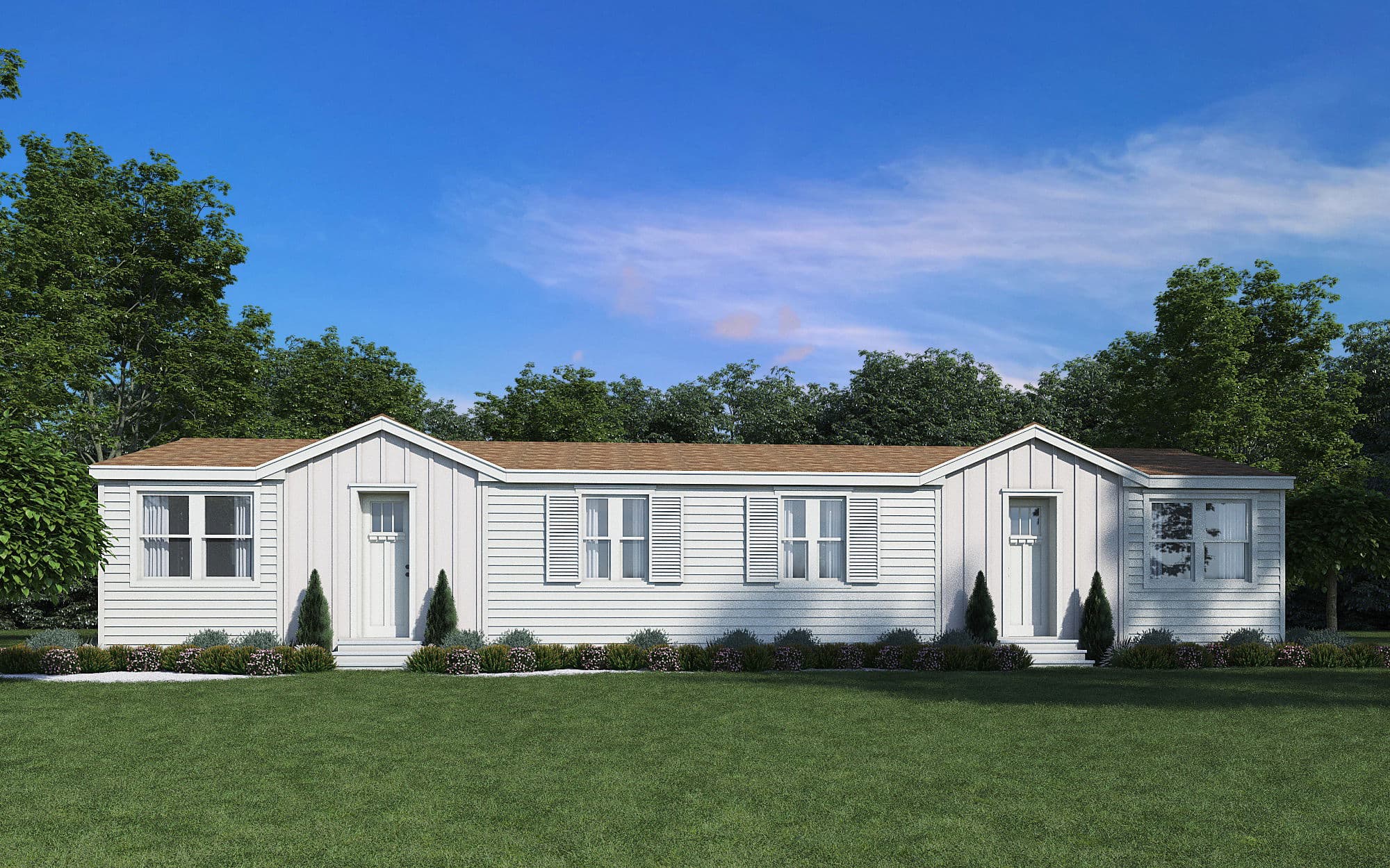 The glacier elevation home features