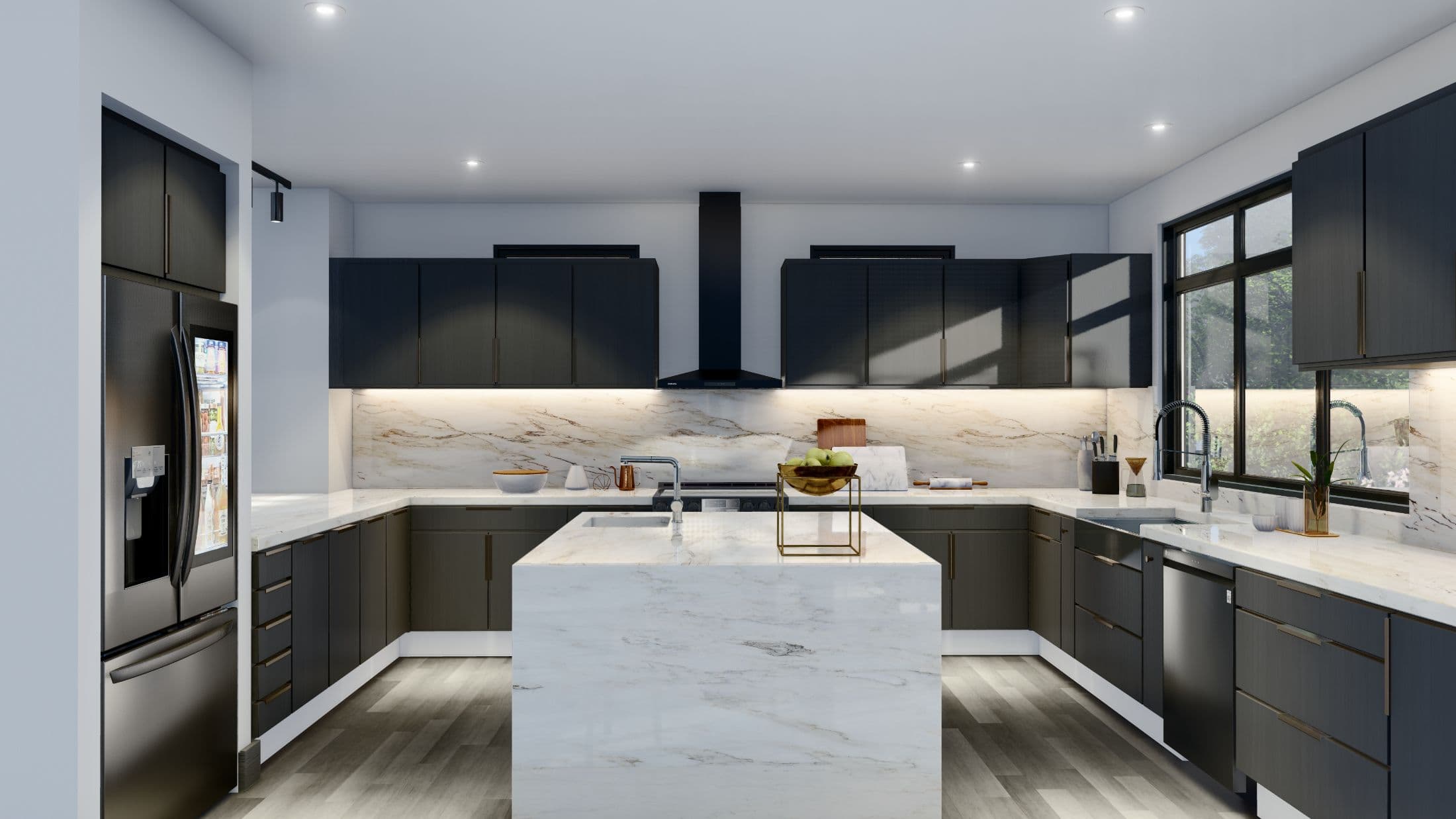 Model 1 kitchen home features