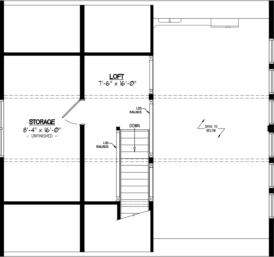Chalet 2830 interior home features