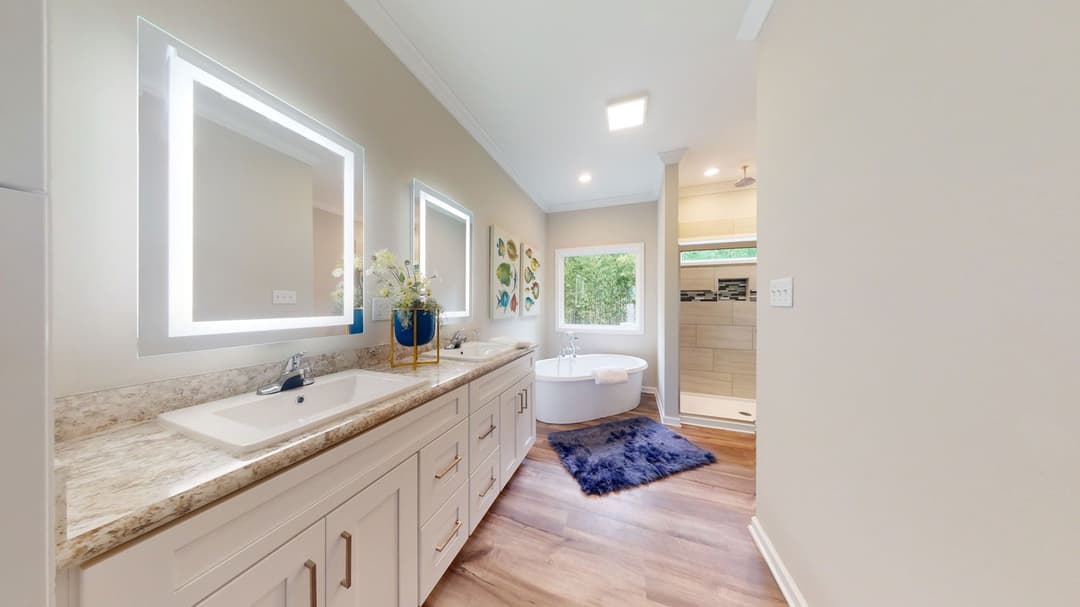 Logan ranch bathroom home features