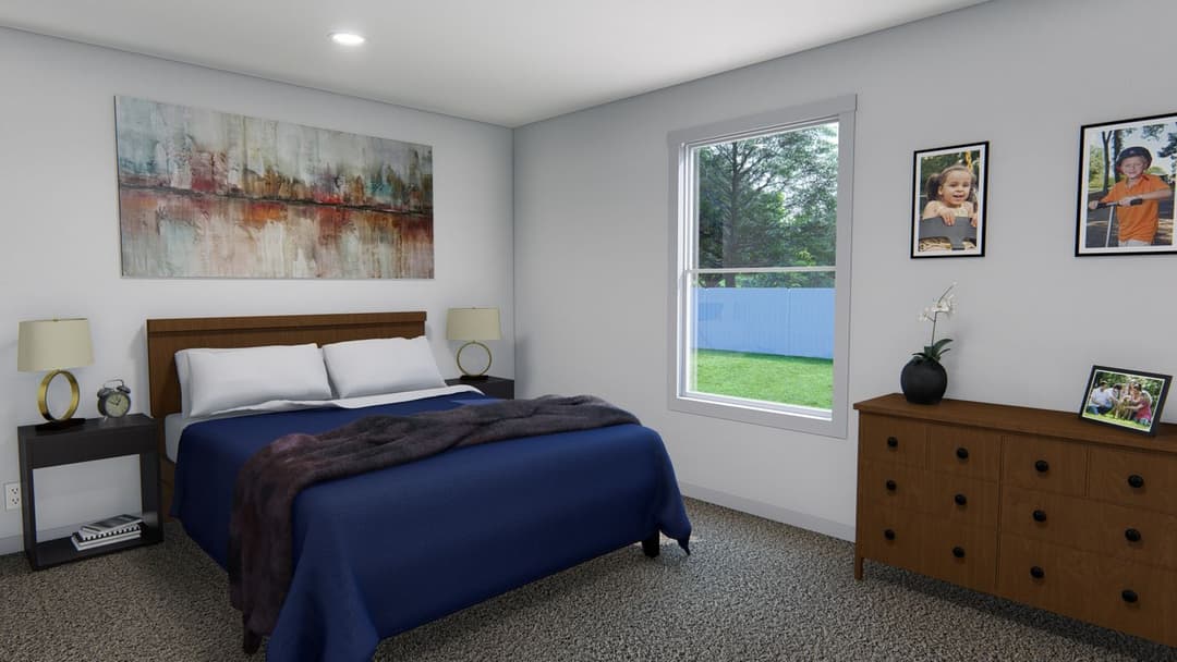 Three little birds bedroom home features