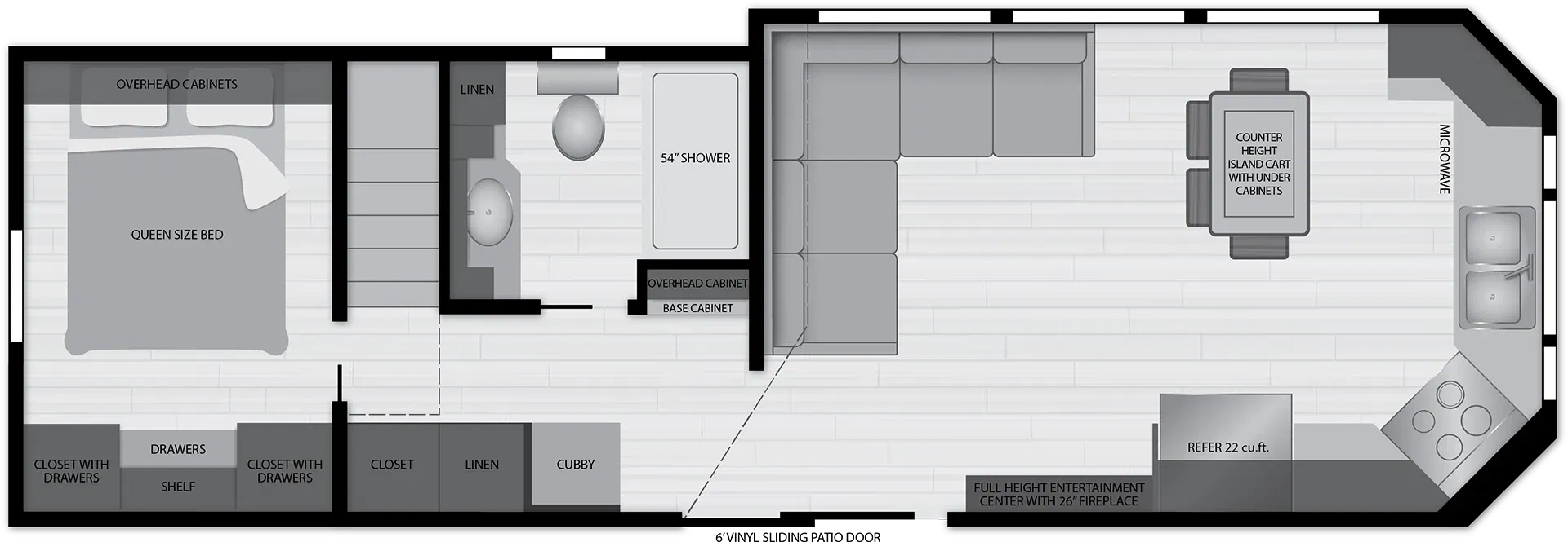 Island 6265kr floor plan home features