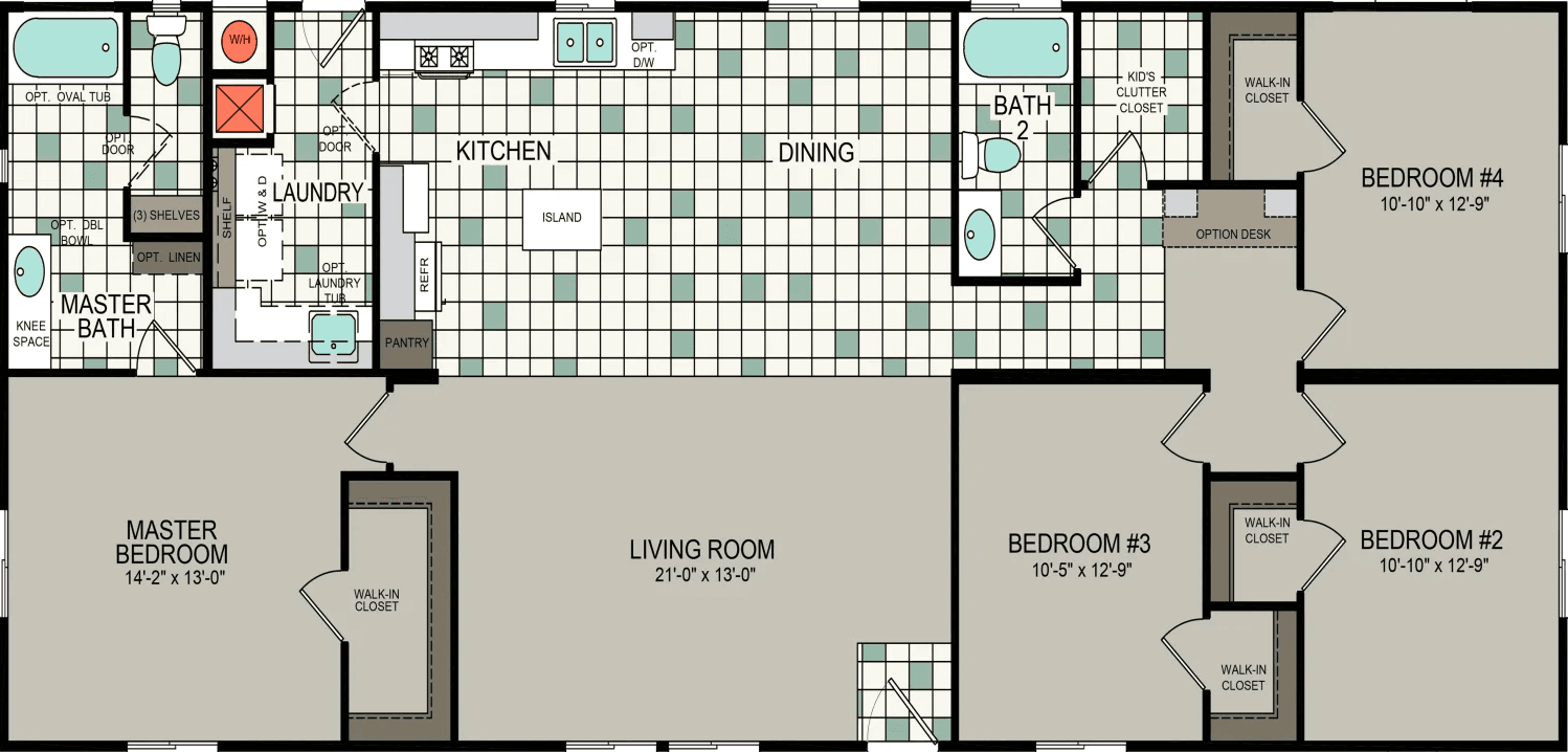 Bd 13 floor plan and hero home features