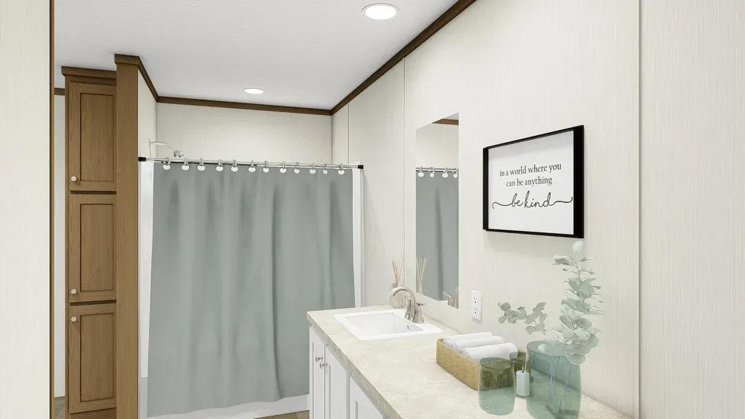 Impact bathroom home features