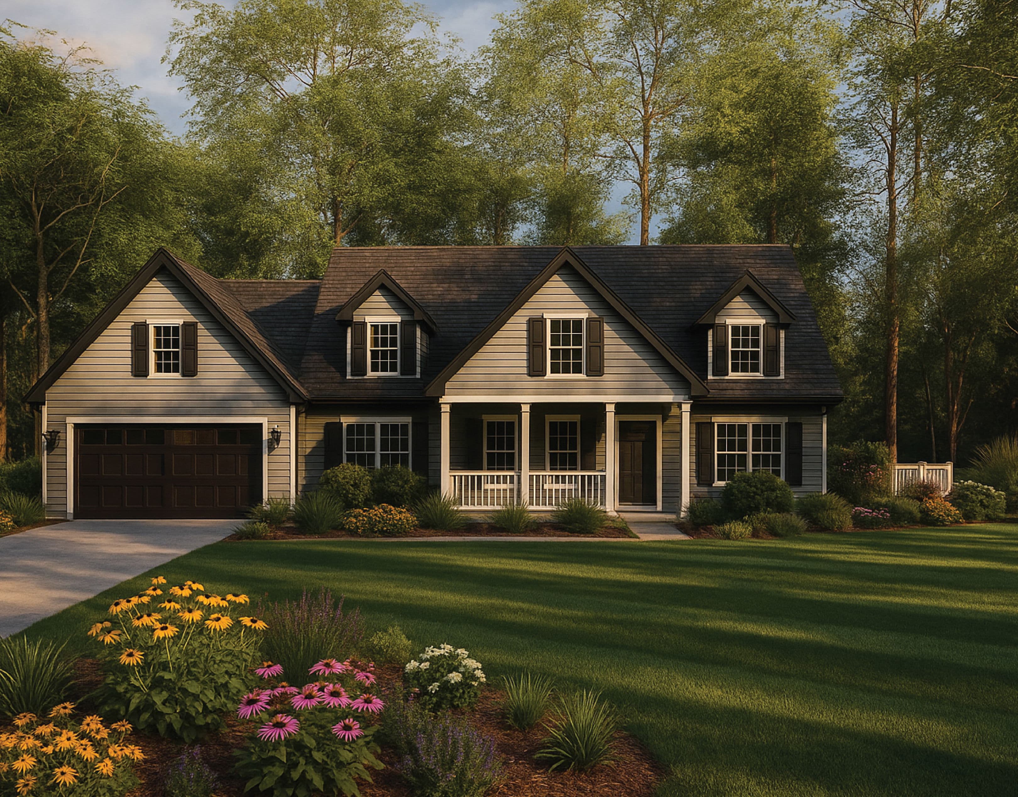 Aurora c21 hero, elevation, and exterior home features