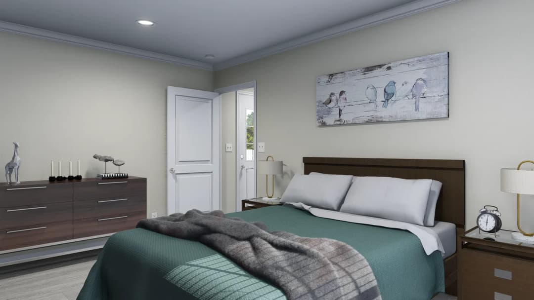 Hatteras bedroom home features