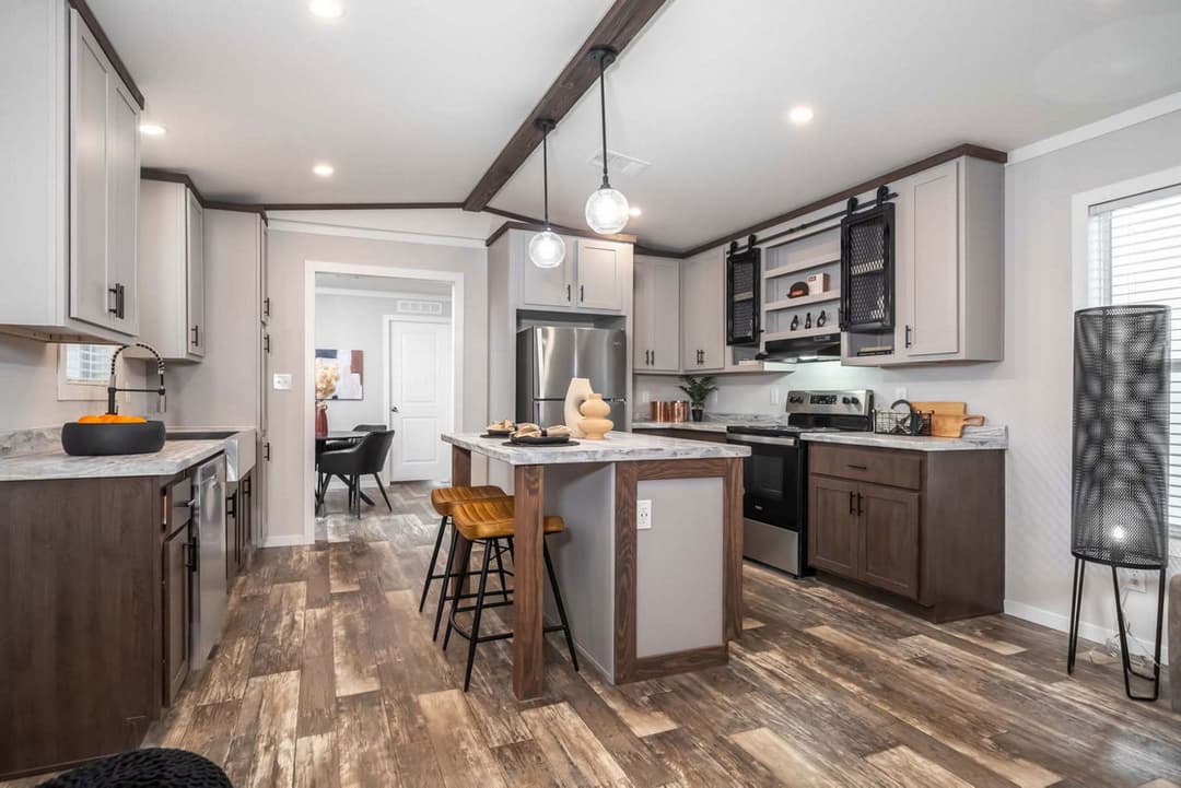 The jazz kitchen home features