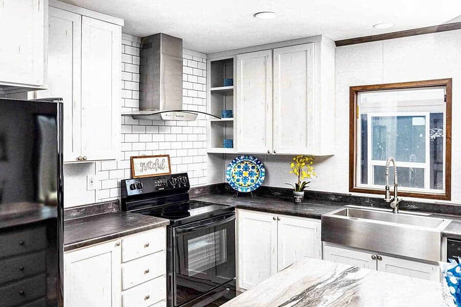 The whitehaven kitchen home features