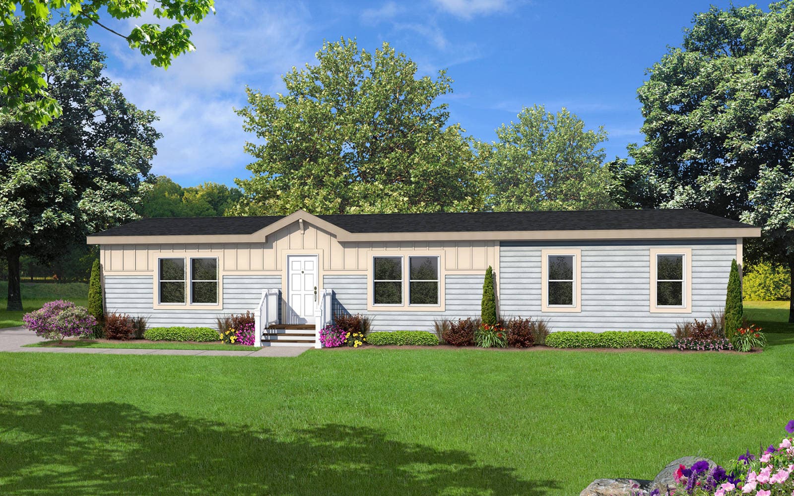 Emerald bay hero, elevation, and exterior home features