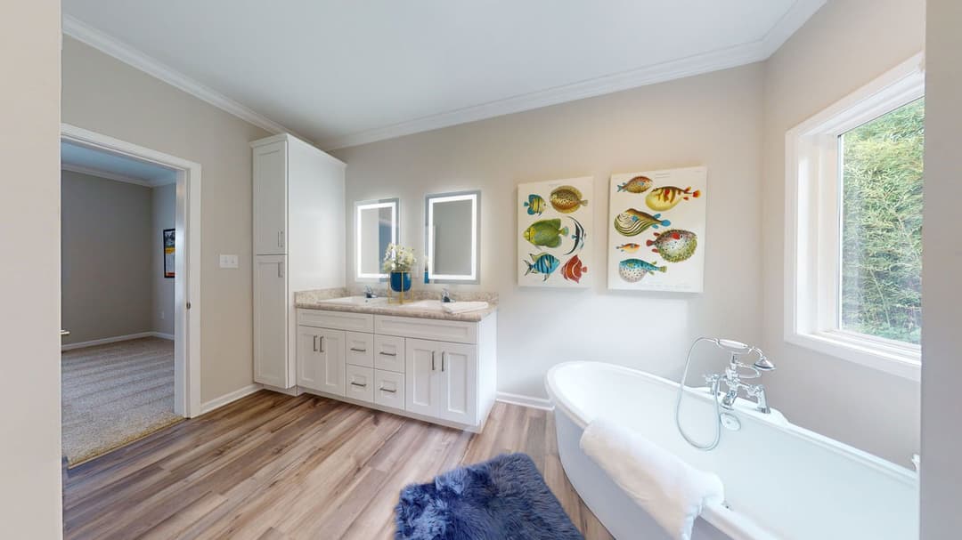 Logan ranch bathroom home features