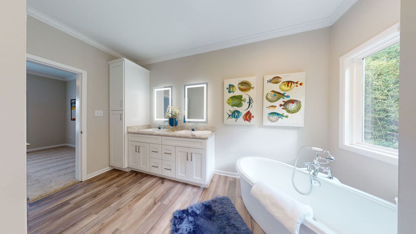 Logan ranch bathroom home features