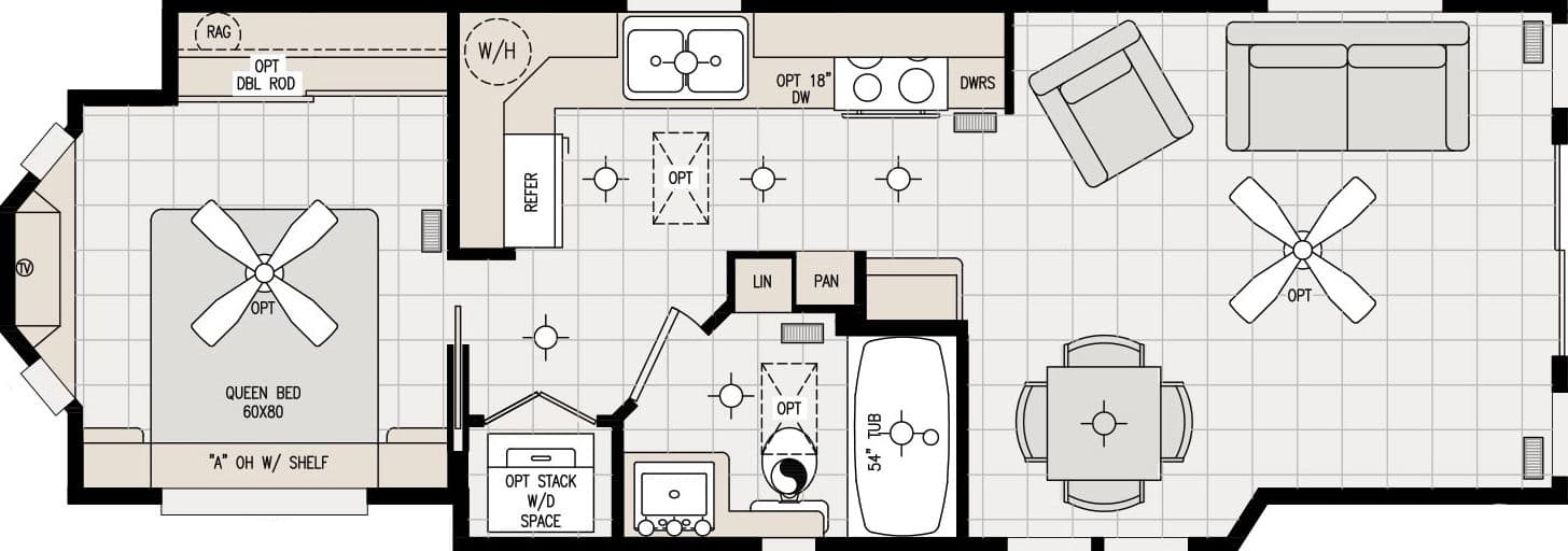 Sedona sn11351k floor plan and hero home features