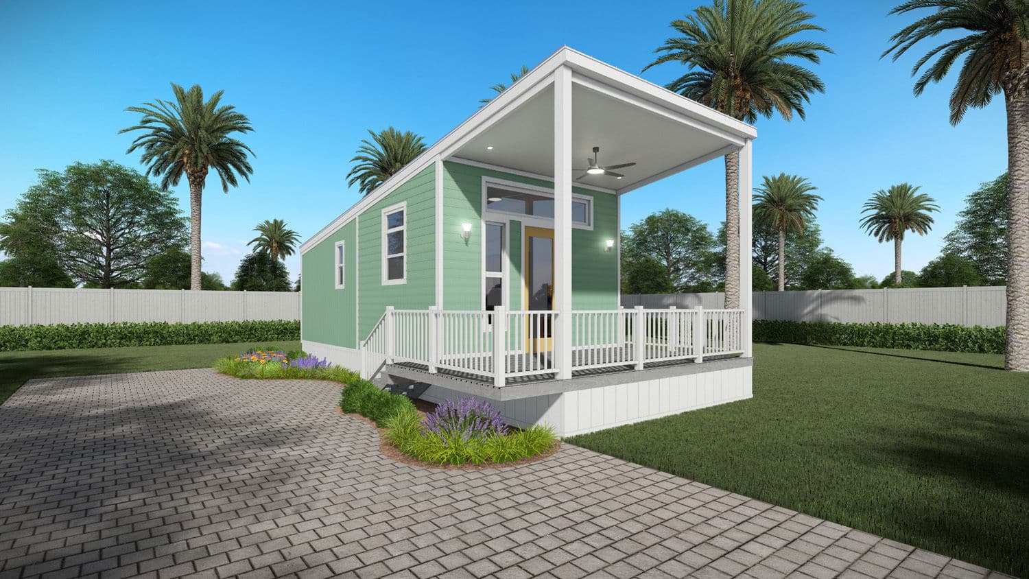 Shoreline solace hero, elevation, and exterior home features