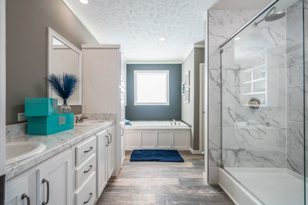 The willow oak bathroom home features