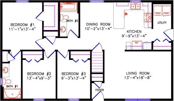 Cavalier 5015 floor plan home features