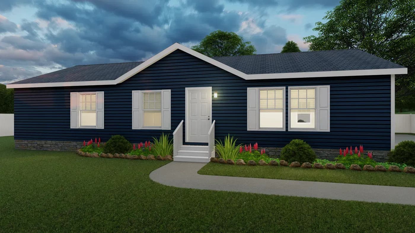 Center st elevation and exterior home features