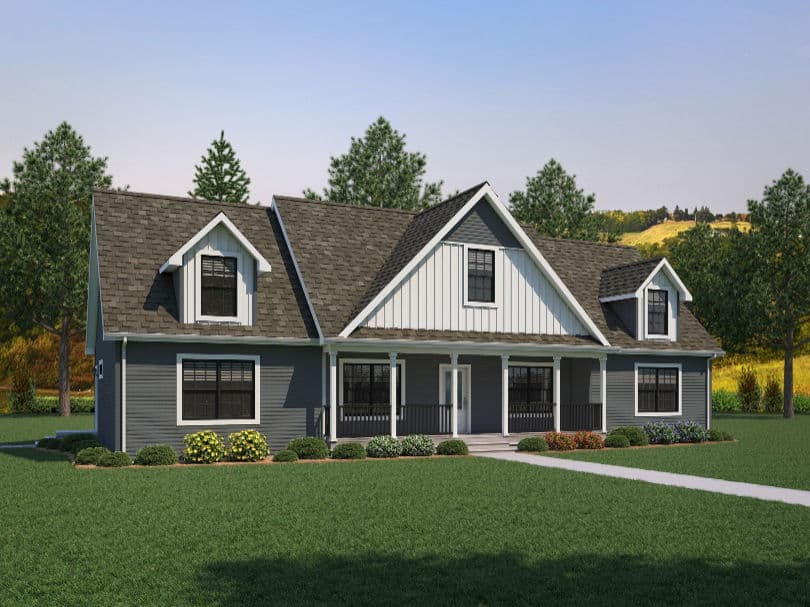 Saddlewood 42643a hero, elevation, and exterior home features
