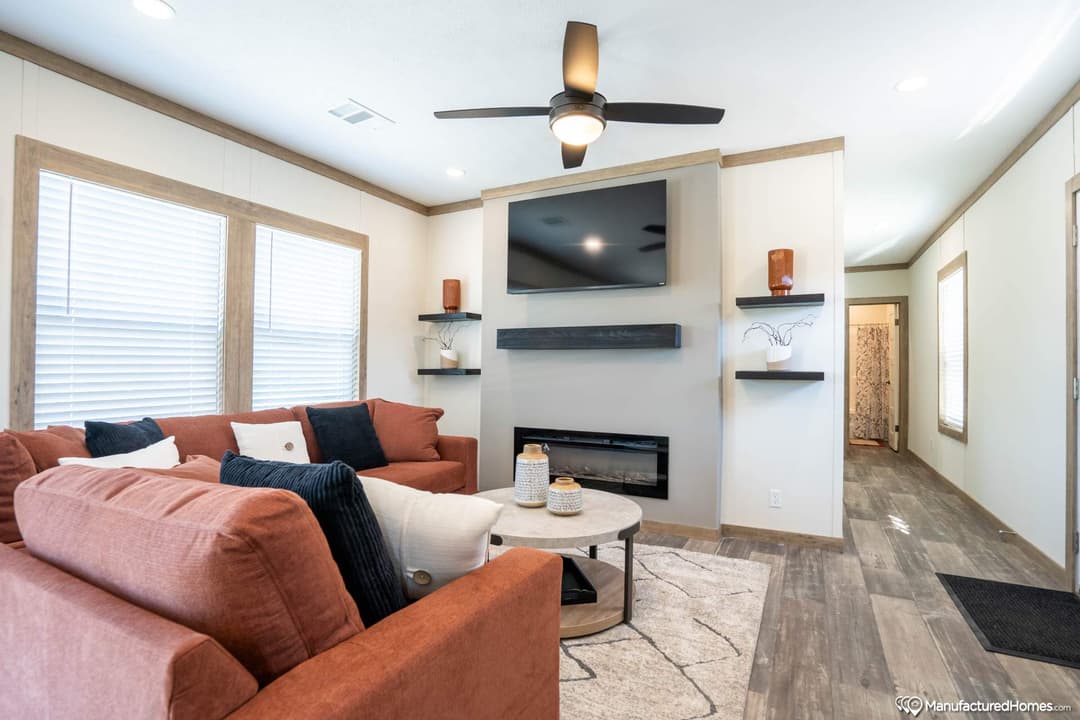 The caney creek interior home features