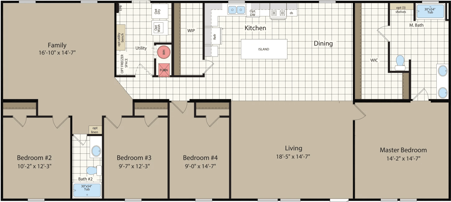 Rm3268a floor plan home features