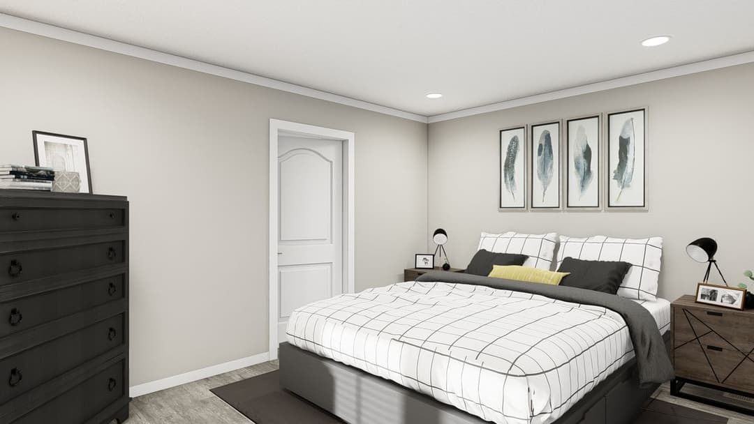 The alexander bedroom home features