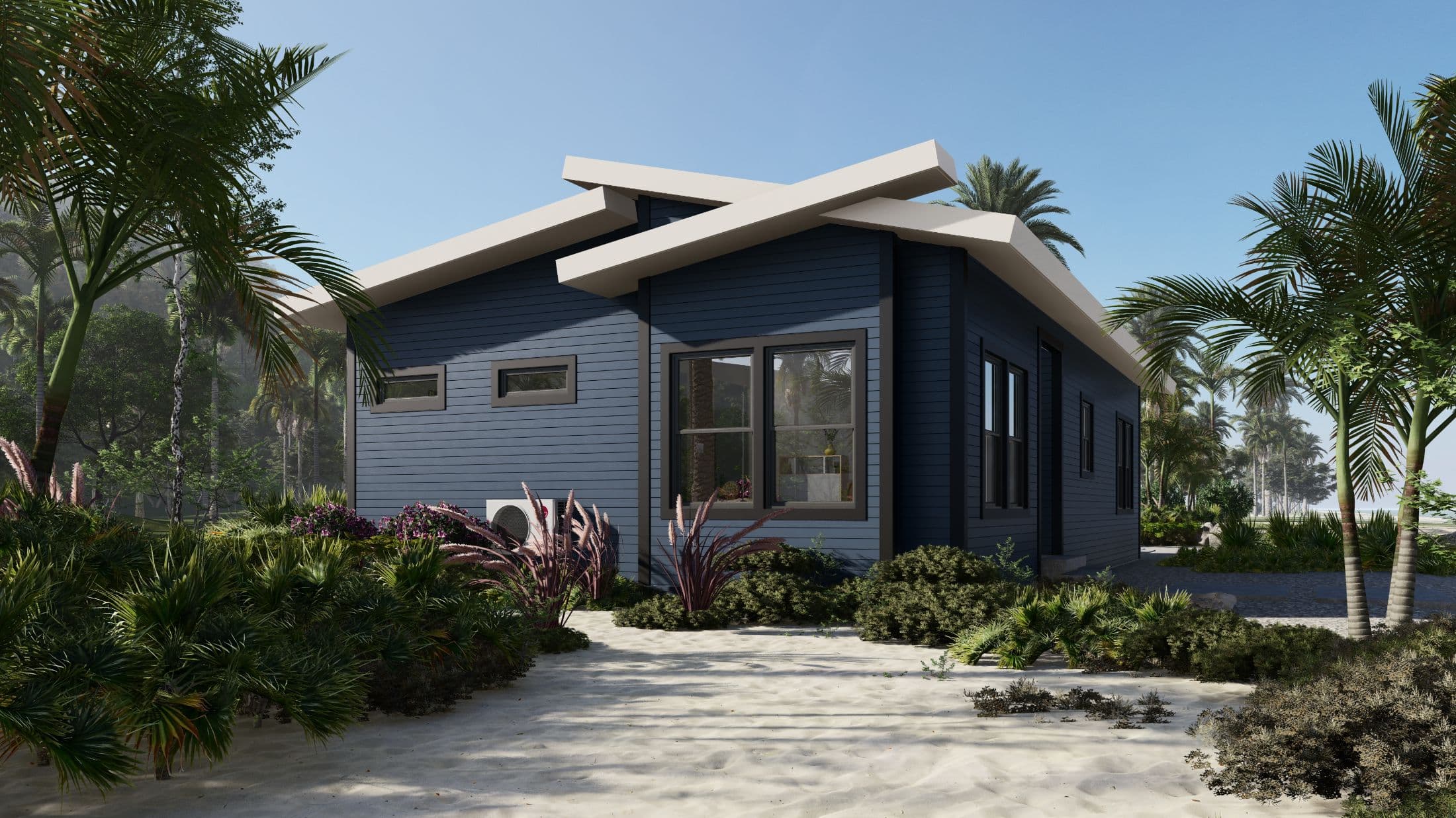 Model 24 exterior home features