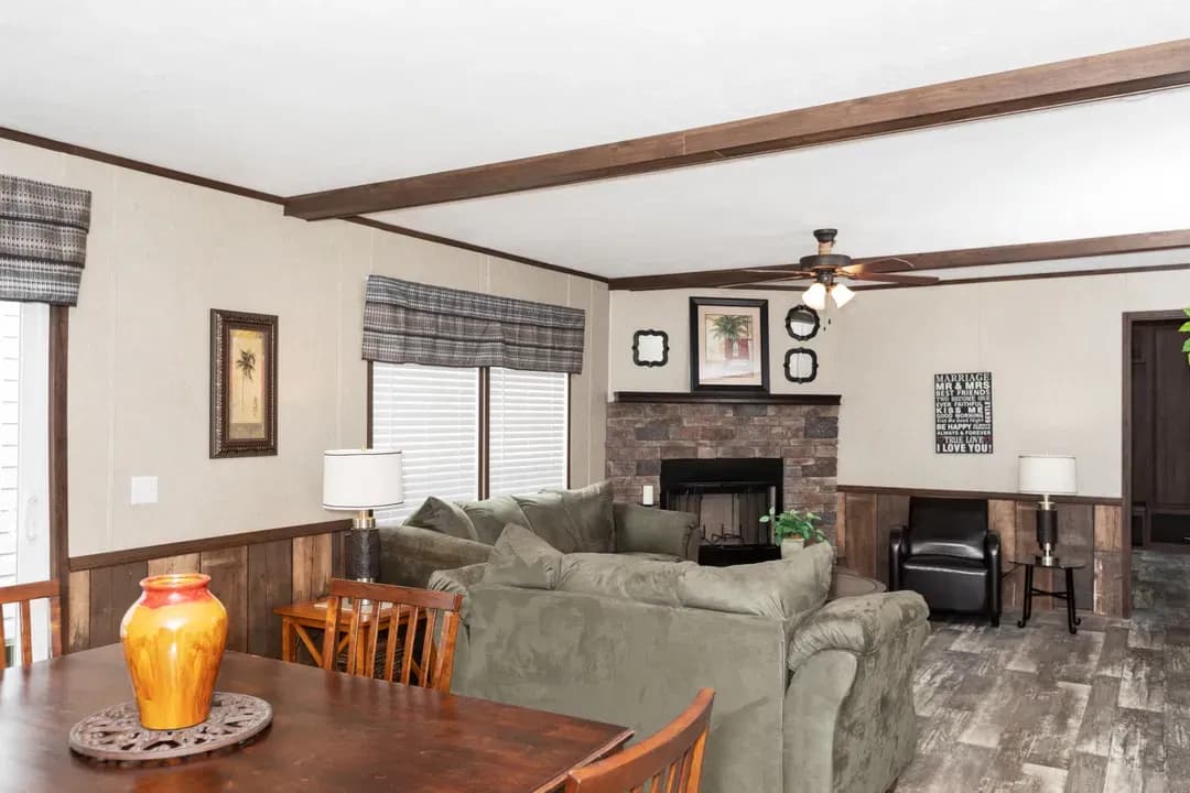 The riverway interior home features