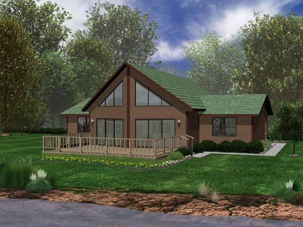 Lakewood 2060 elevation and exterior home features