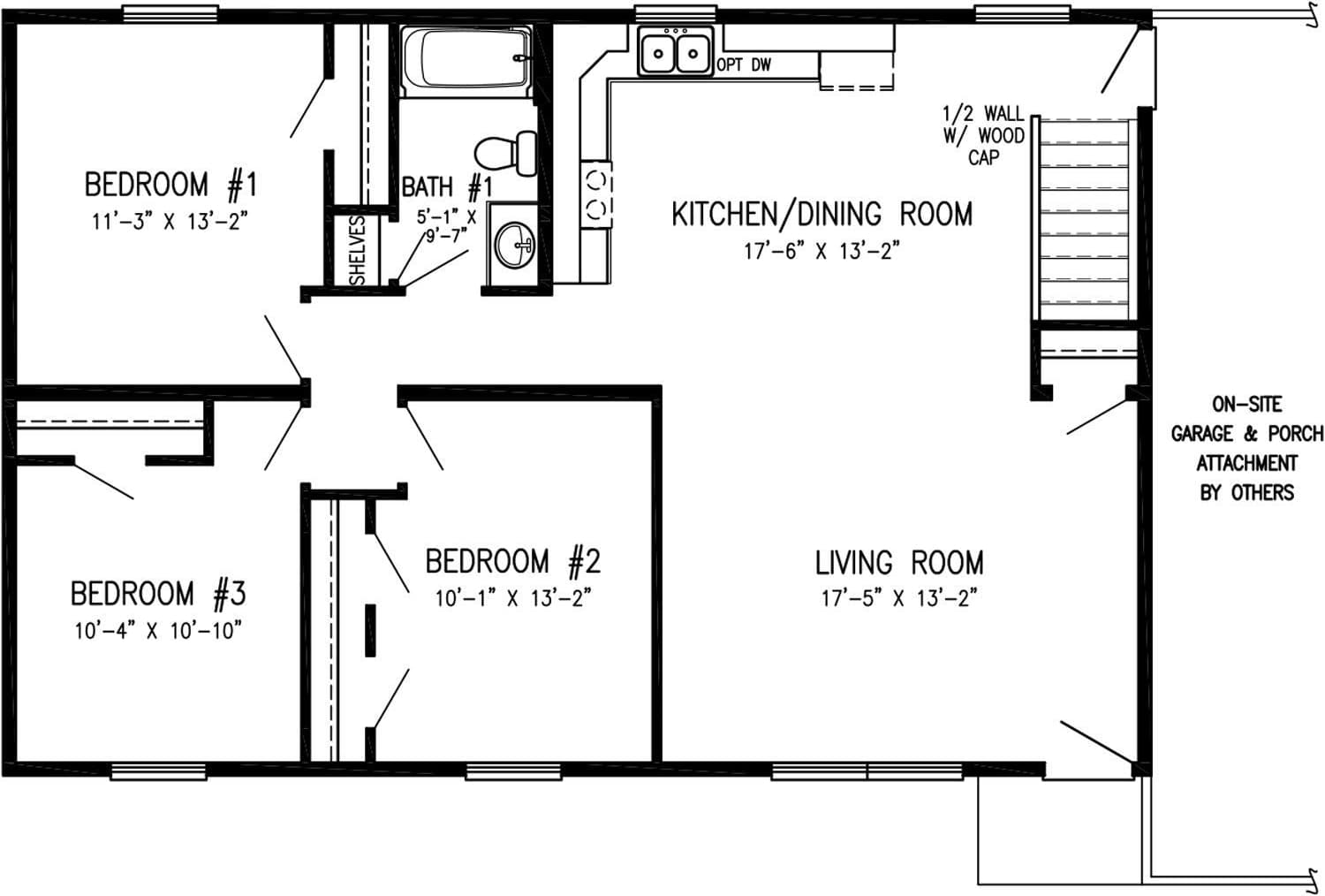 Alston floor plan home features