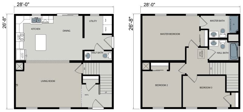 Ne-623 floor plan home features