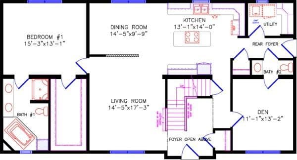 Mapleton 3010 floor plan home features