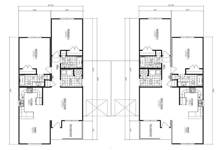 George mason duplex interior home features