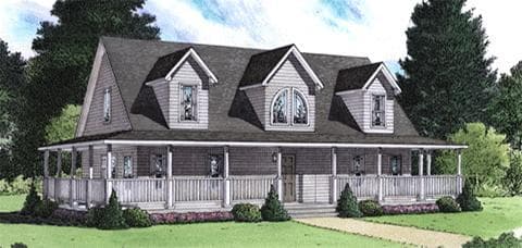 Astoria hero, elevation, and exterior home features