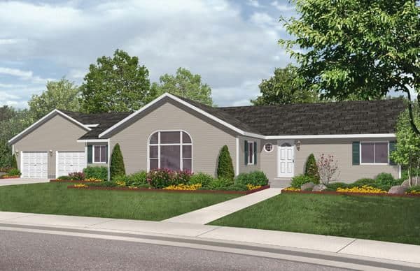 Spectrum 3675 hero, elevation, and exterior home features