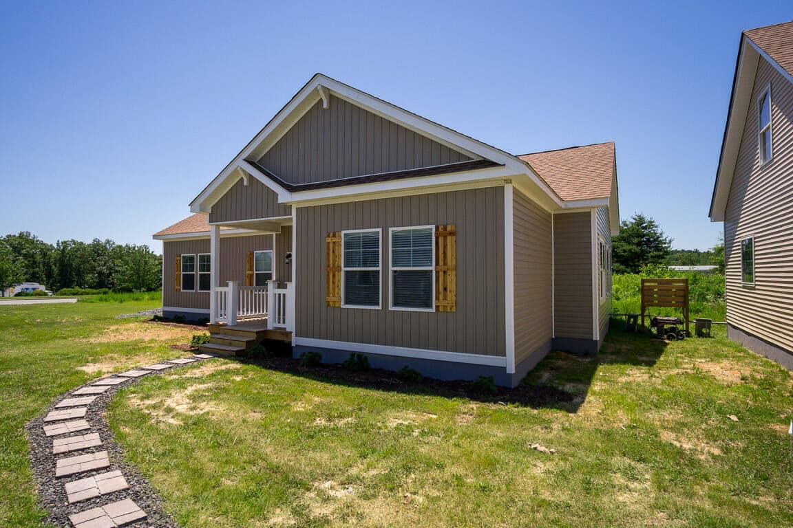 Logan ranch hero, elevation, and exterior home features
