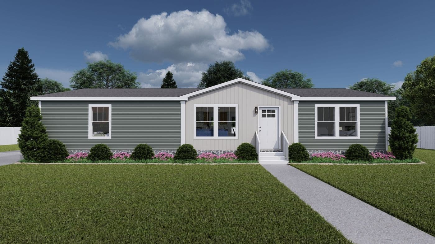 Limelight elevation and exterior home features