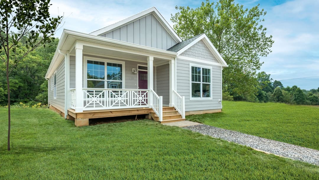 The laurel elevation and exterior home features