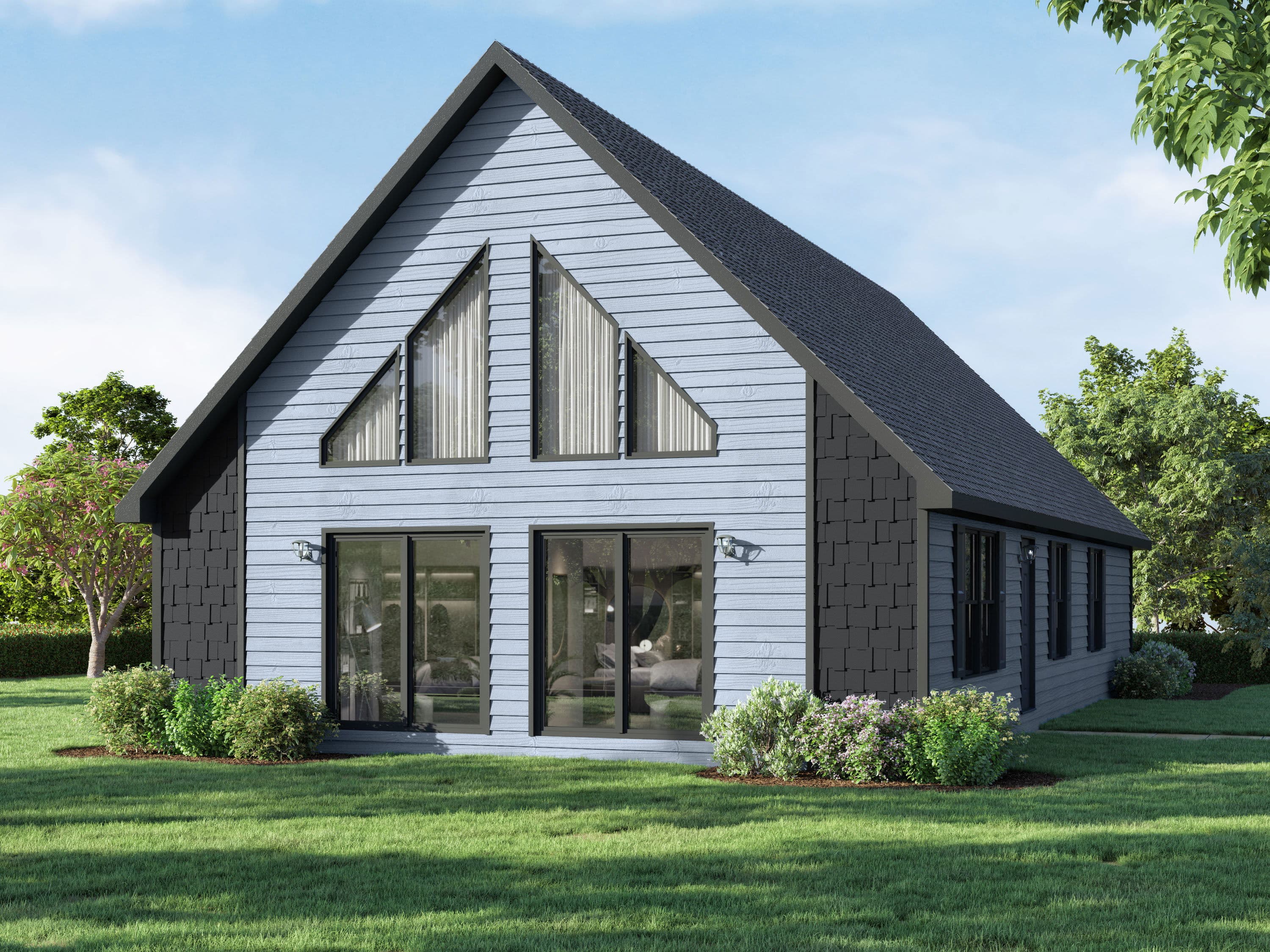 Pennwest classique cape 2pc2006-r hero, elevation, and exterior home features