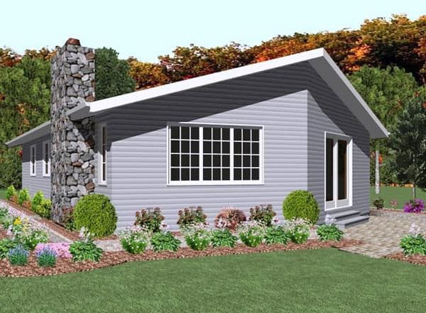 Lakewood 2055 elevation and exterior home features