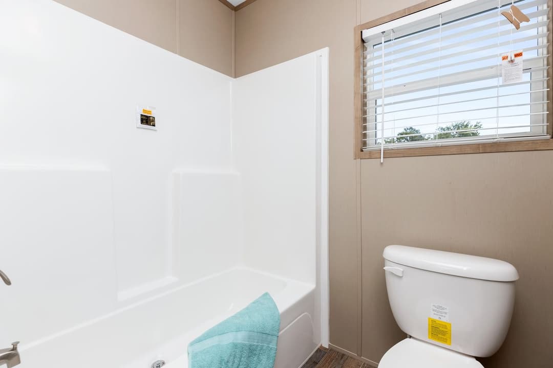 Farmhouse flex bathroom home features